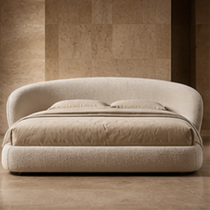 Nocturne Bed Bed 01 in aurelia collection