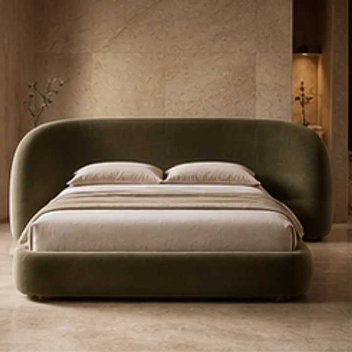 Serene Panel Bed 02 in solenne collection