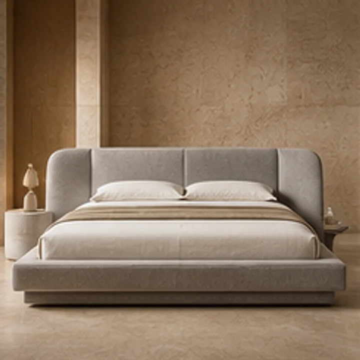 Vesper Headboard Bed 06 in solenne collection