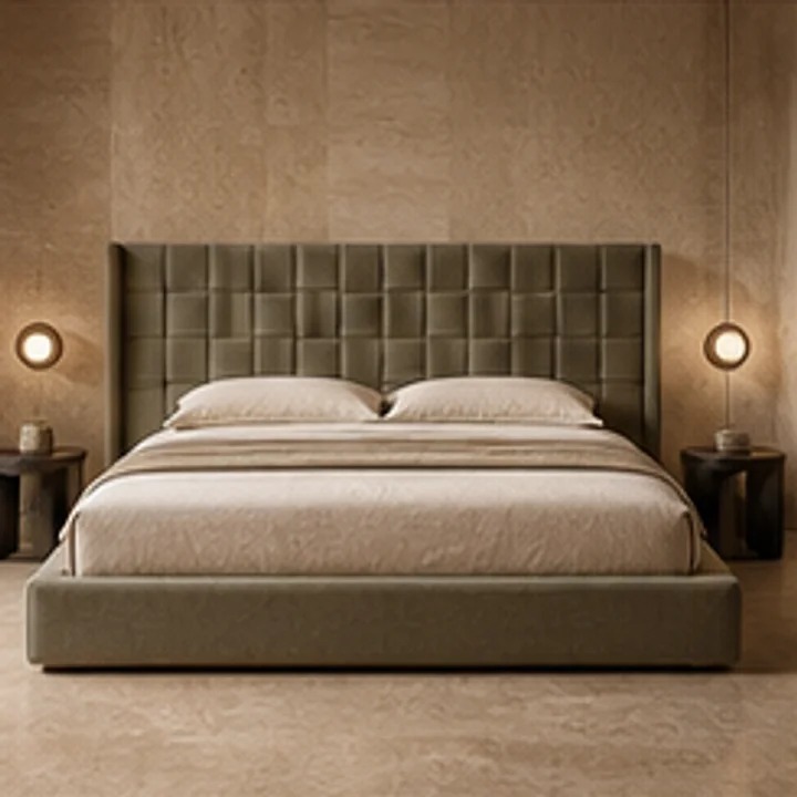 Vesper Headboard Bed 16 in maison collection