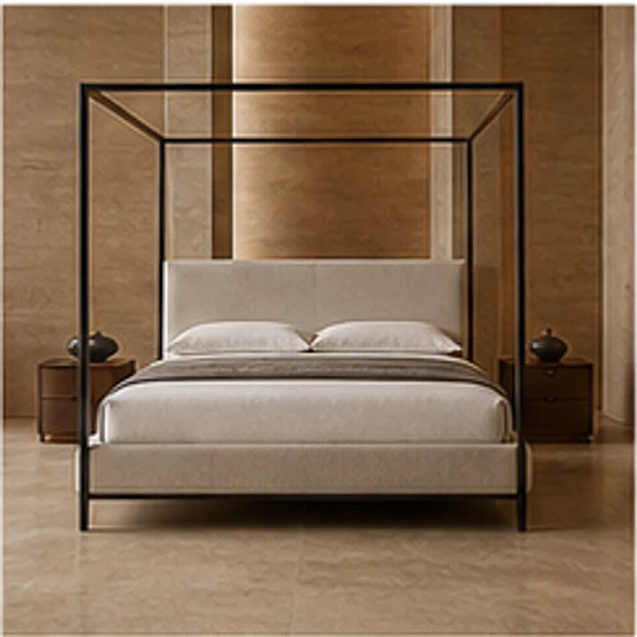 Rhea Wing Bed 38 in solenne collection
