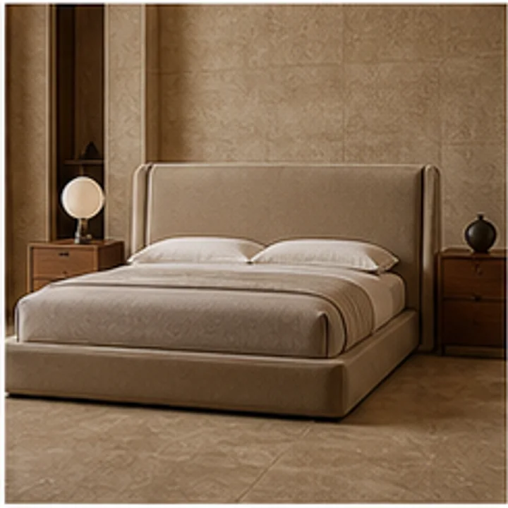 Serene Panel Bed 42 in solenne collection