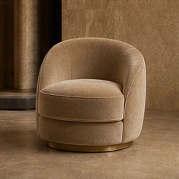 Iris Slipper Chair 07 in nocturne collection