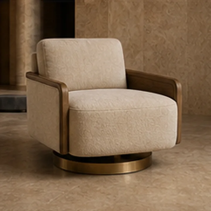 Milo Barrel Chair 13 in aurelia collection