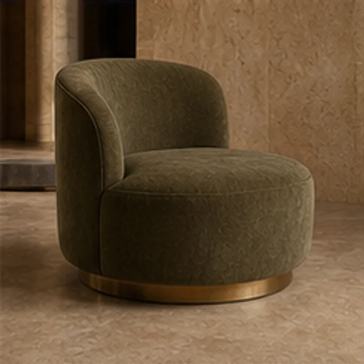 Nera Wing Chair 19 in nocturne collection