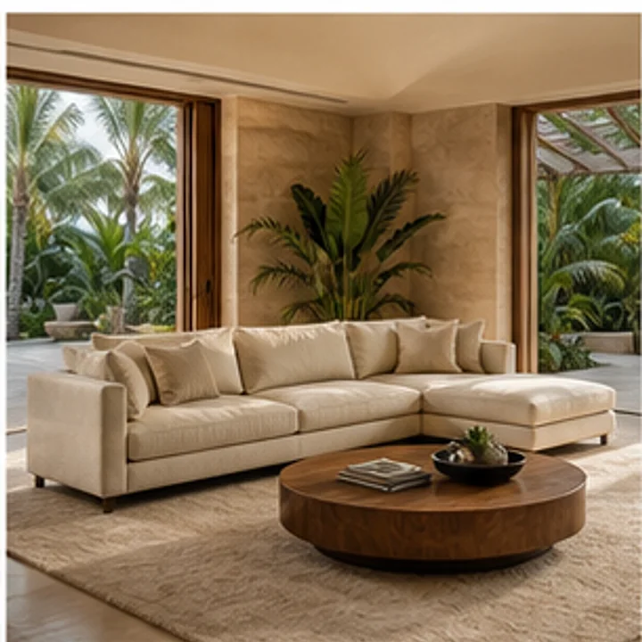 Tropique Corner Sofa 02 in solenne collection