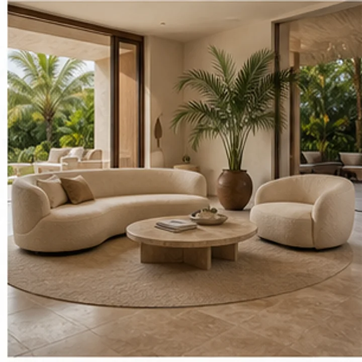 Noa Crescent Sofa 09 in aurelia collection