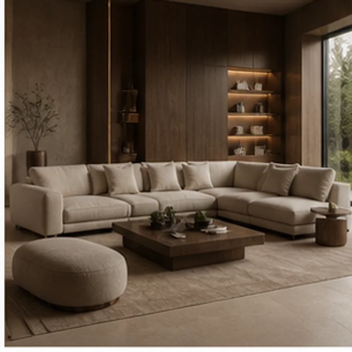 Noa Crescent Sofa 29 in aurelia collection