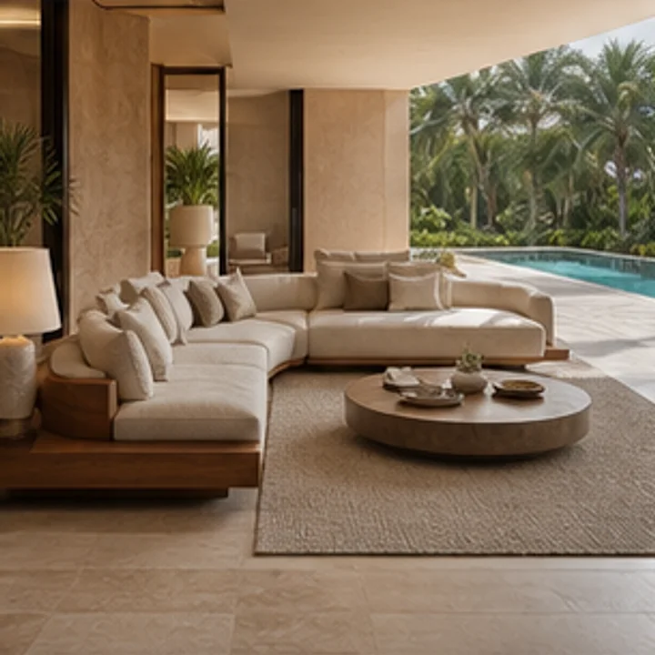 Tropique Corner Sofa 42 in solenne collection