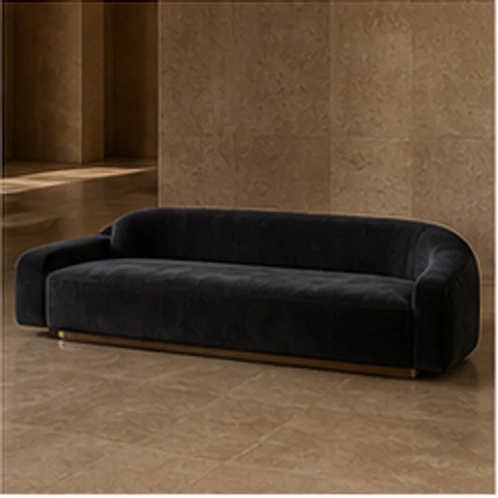 Noa Crescent Sofa 49 in aurelia collection