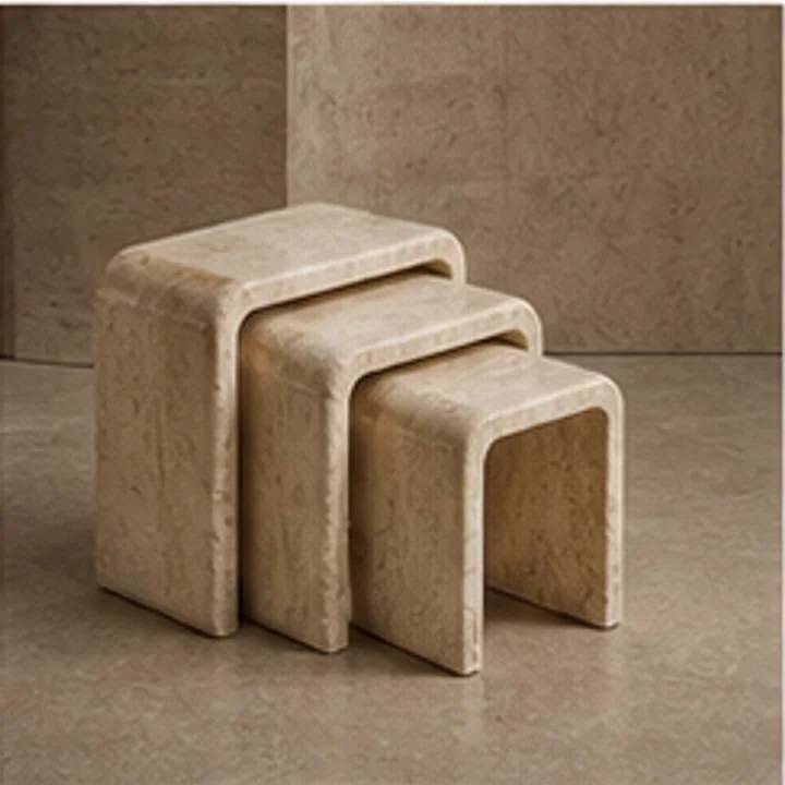 Oriel Stone Table 33 in aurelia collection