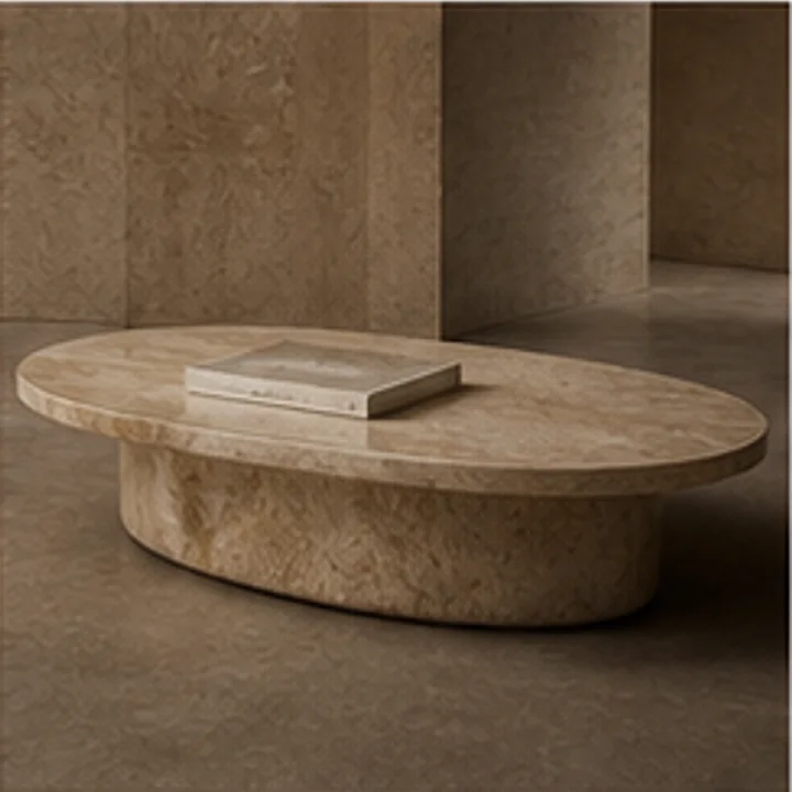 Oriel Stone Table 43 in nocturne collection